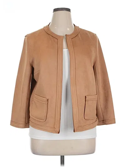 Pre-owned Kasper Jacket In Tan