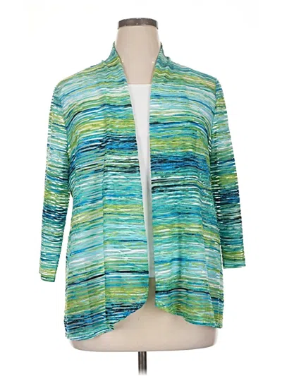 Pre-owned Kasper Kimono In Teal