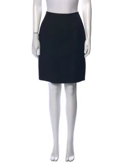 Pre-owned Kasper Knee-length Skirt In Black