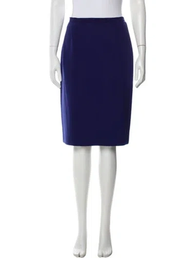 Pre-owned Kasper Knee-length Skirt In Purple