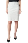 Kasper Lace Pencil Skirt In Lily White