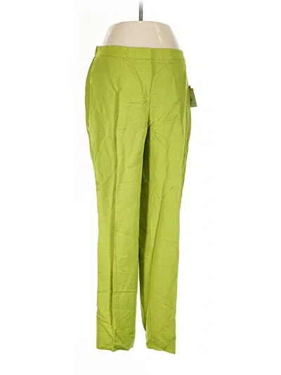 Kasper Linen Pants In Green
