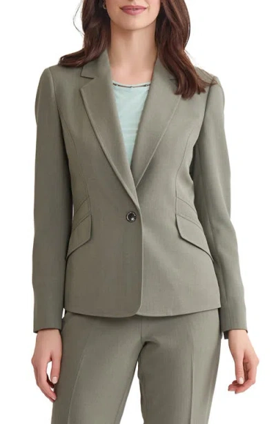 Kasper One-button Blazer In Gray