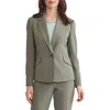 Kasper One-button Blazer In Gray