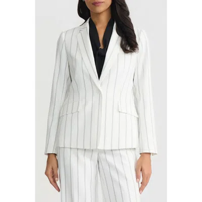 Kasper One-button Jacket In White