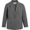 Kasper One-button Jacket In Animal Print