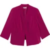 Kasper Open Front Stretch Crepe Blazer