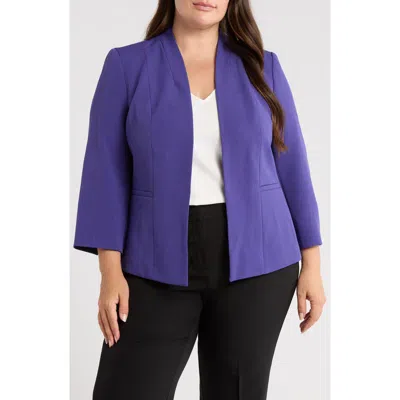 Kasper Open Front Stretch Crepe Blazer