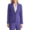 Kasper Panel Seamed Jacket In Purple