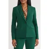 Kasper Peak Lapel Jacket In Green