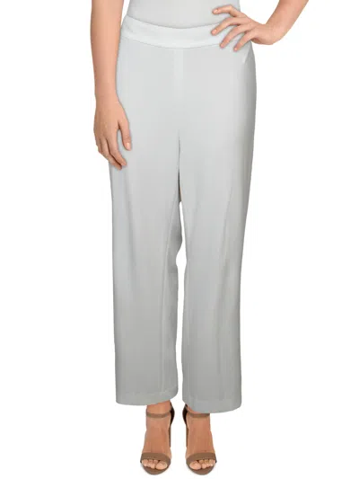 Kasper Plus Womens Elastic Pull On Capri Pants In Multi