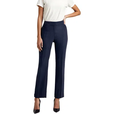 Kasper Plus Womens Pocket Polyester Straight Leg Pants