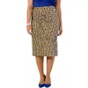 Kasper Plus Womens Printed Polyester Midi Skirt