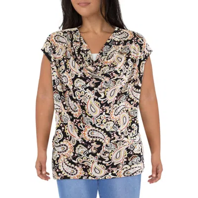 Kasper Plus Womens Printed Polyester Shell