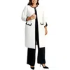 Kasper Plus Womens Stretch Polyester Overcoat