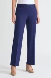 Kasper Pull-on Flare Pants In Blue
