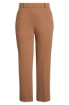 Kasper Pull-on Trouser Pants In Brown