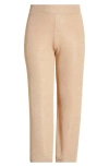 Kasper Wide Leg Ankle Pants In Pink