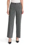 Kasper Pull-on Wide Leg Pants In Gray
