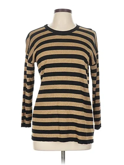 Pre-owned Kasper Pullover Sweater In Gold