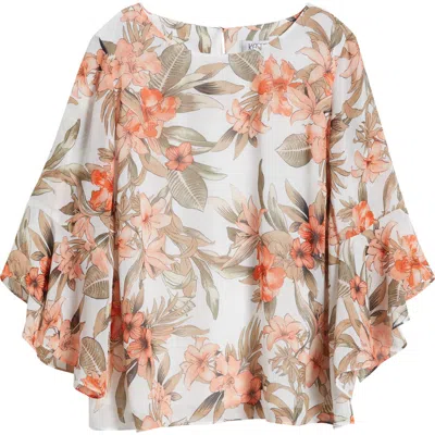 Kasper Ruffle Sleeve Top