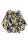 Kasper Ruffle Sleeve Top In White