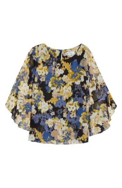 Kasper Ruffle Sleeve Top In White