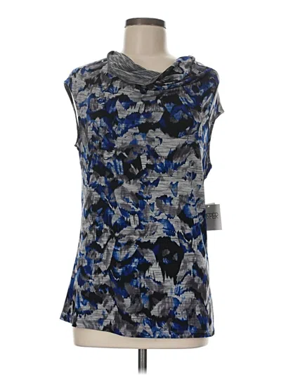 Kasper Sleeveless Blouse In Blue