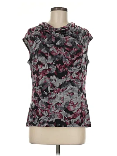 Pre-owned Kasper Sleeveless Blouse In Gray