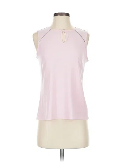 Pre-owned Kasper Sleeveless Blouse In Pink