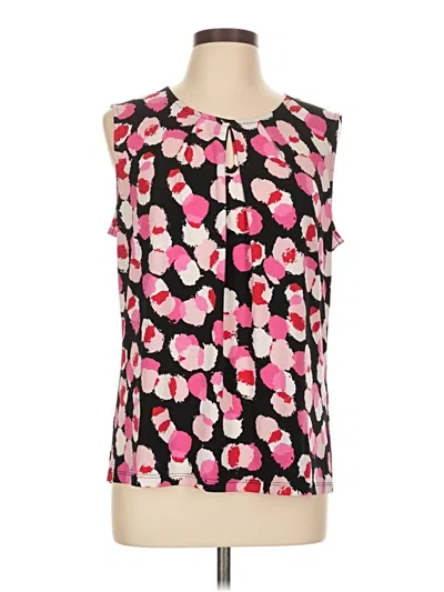 Pre-owned Kasper Sleeveless Blouse In Pink