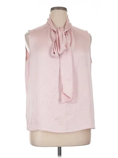Pre-owned Kasper Sleeveless Blouse In Pink