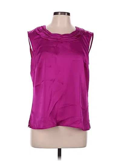 Pre-owned Kasper Sleeveless Blouse In Purple