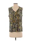 Kasper Sleeveless Blouse In Yellow