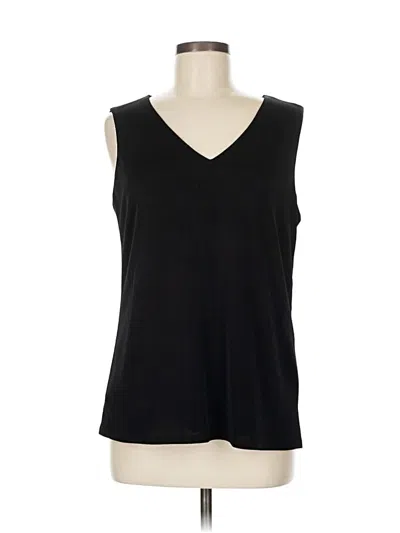 Pre-owned Kasper Sleeveless T-shirt In Black