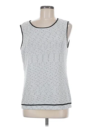 Pre-owned Kasper Sleeveless T-shirt In Silver