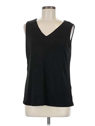 Pre-owned Kasper Sleeveless T-shirt In Black