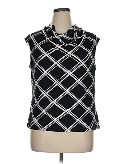 Pre-owned Kasper Sleeveless T-shirt In Black