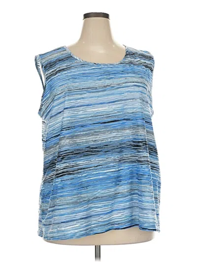 Pre-owned Kasper Sleeveless T-shirt In Blue