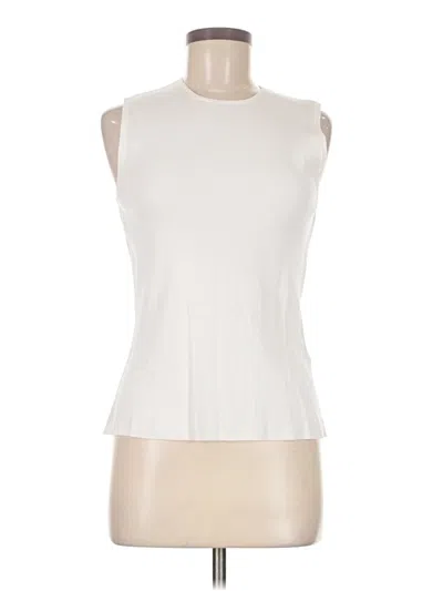 Pre-owned Kasper Sleeveless T-shirt In Ivory