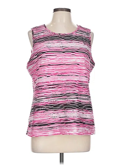Pre-owned Kasper Sleeveless T-shirt In Pink