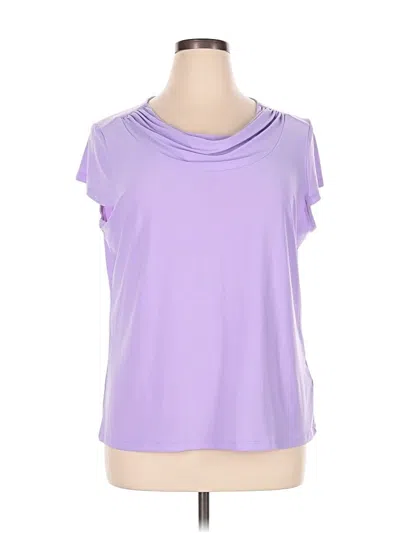 Pre-owned Kasper Sleeveless T-shirt In Purple