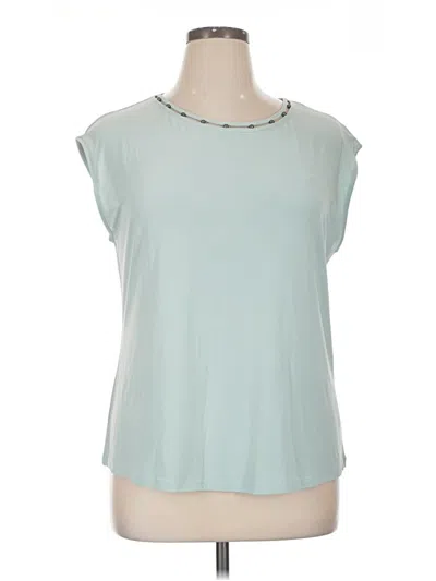 Pre-owned Kasper Sleeveless T-shirt In Teal