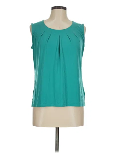 Pre-owned Kasper Sleeveless T-shirt In Teal