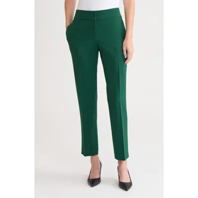 Kasper Classic Fit Slim Leg Pants In Green