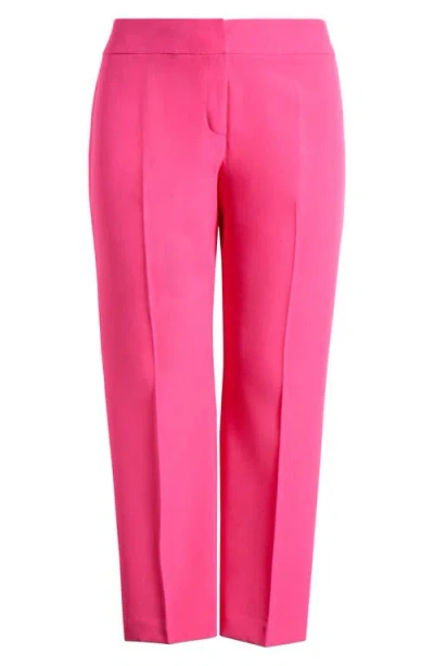 Kasper Slim Pants In Pink Perfection