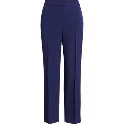Kasper Straight Leg Pants In Blue