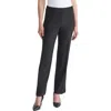 Kasper Stretch Straight Leg Pants In Black