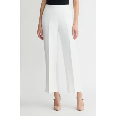 Kasper The Audrey Pull-on Wide Leg Pants In White