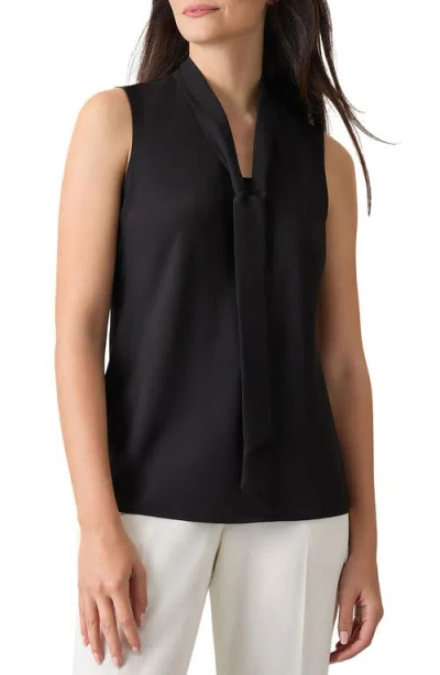 KASPER KASPER SLEEVELESS TIE FRONT TOP